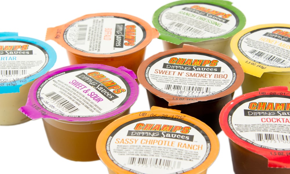 Champs Chicken Be a Mealtime Hero Dipping Sauces